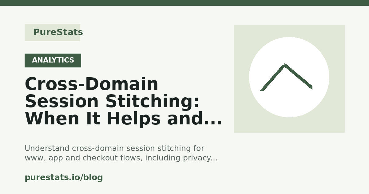Cross-Domain Session Stitching: When It Helps and When It Does Not cover image
