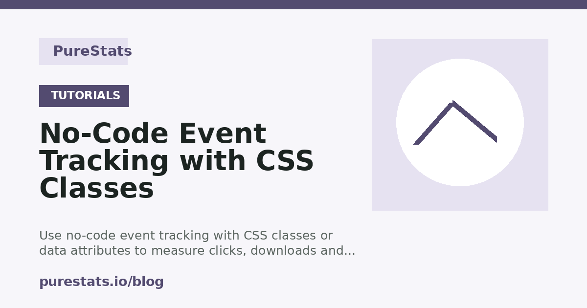 No-Code Event Tracking with CSS Classes cover image